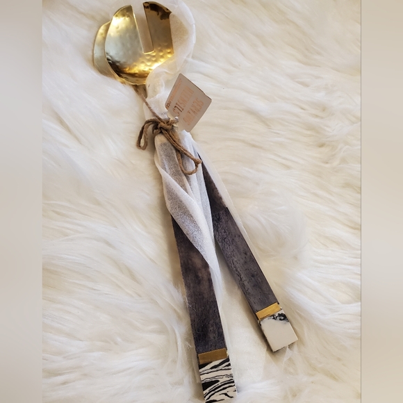 Anthropologie Evie Serving Utensils Set - Picture 4 of 9